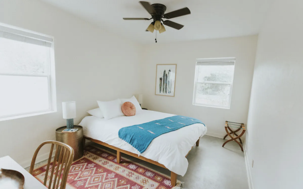 Sonoran Desert Blossom 2BR Central Tucson Retreat bedroom