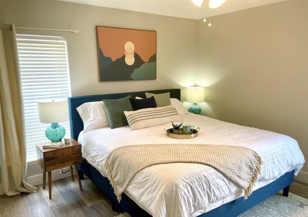 The Heavenly Hideaway bedroom