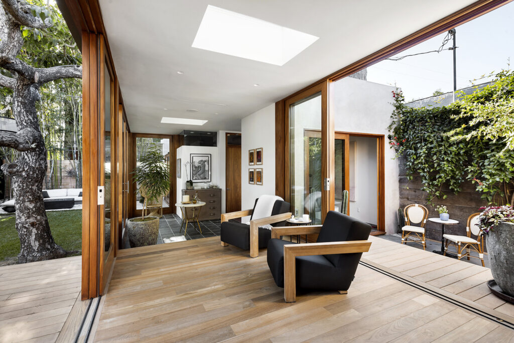 The Avocado Open Air Homes hallway