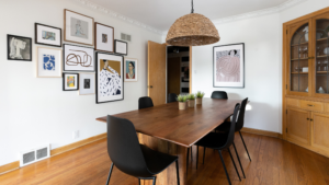 stunning gallery wall