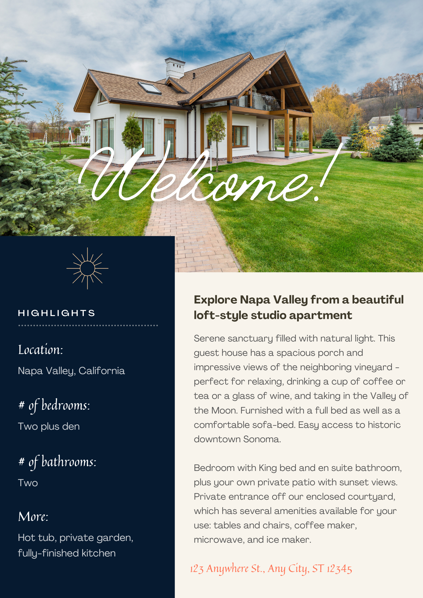 Airbnb welcome book
