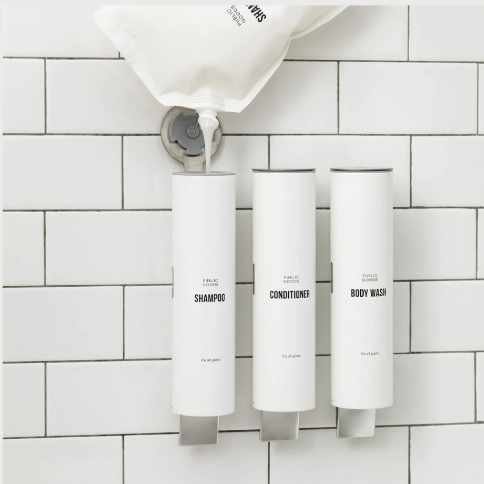 Public Goods refill bottles