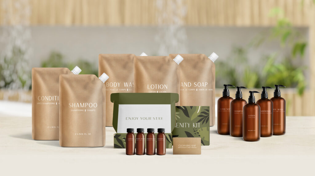 This exclusive collection of amenities from Signature Amenities and HostGPO are Airbnb bathroom essentials